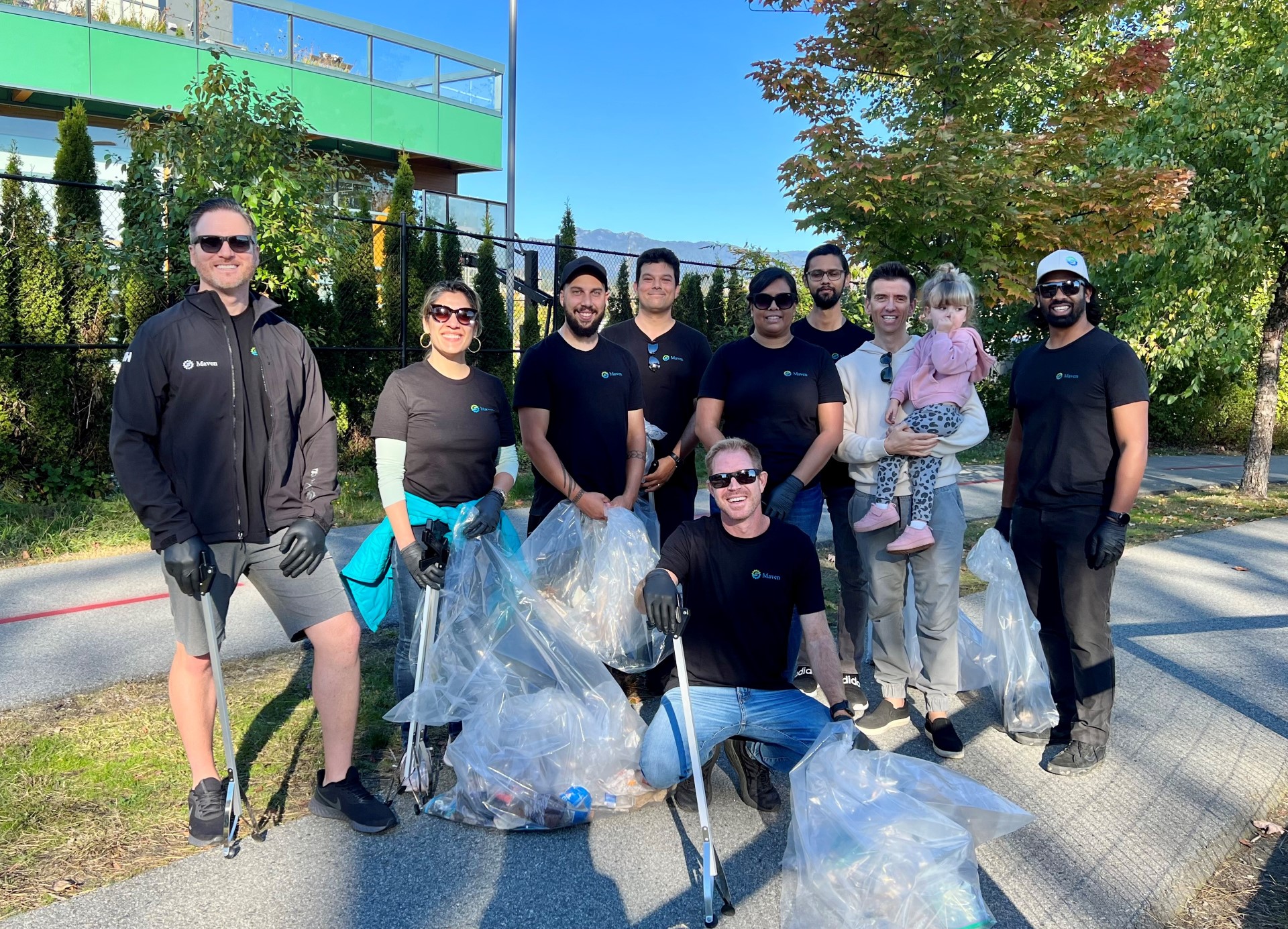 Park Clean-Up at Harbourside Park in North Vancouver