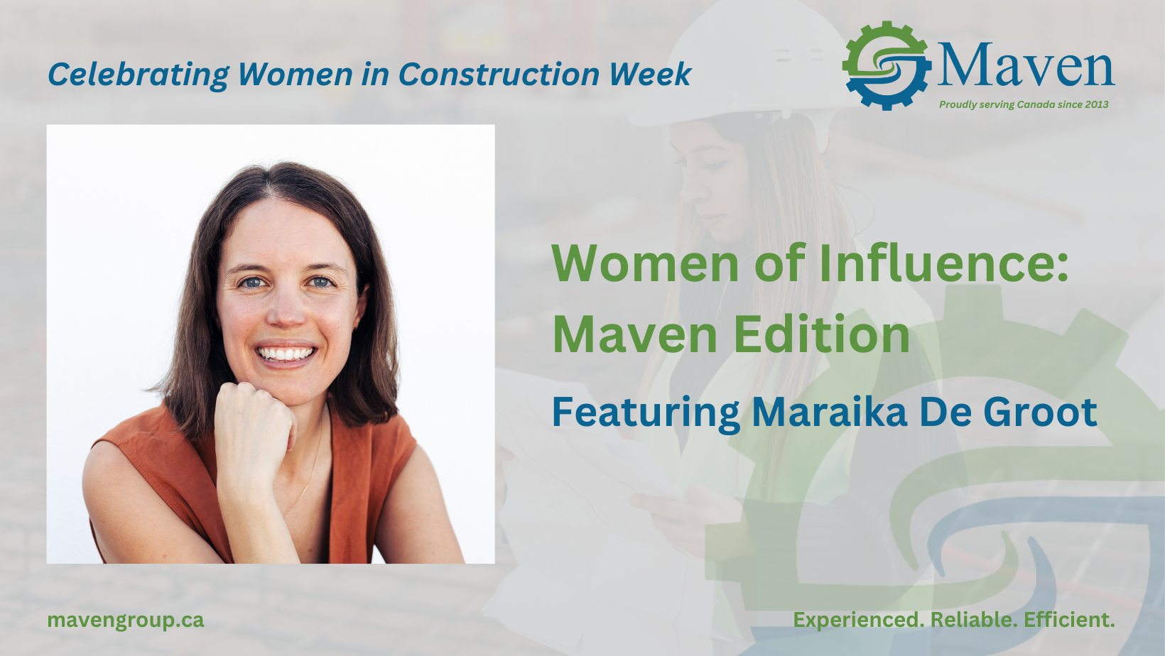 Women of Influence: Maven Edition (Featuring Maraika De Groot)